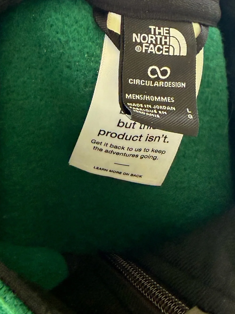 The North Face men’s Gordon lyons 1/2 zip sweatshirt fleece pullover top NWOT
